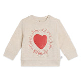 Stella McCartney Baby Girl Heart Tracksuit Set ~ Oatmeal