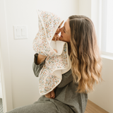 Little Unicorn Hooded Towel ~ Pressed Petals
