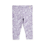 Mini Rodini Baby Siamese Cat s/s Tee & Leggings Set ~ White/Purple