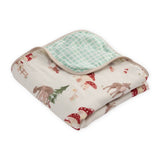 Loulou Lollipop Muslin Quilt Blanket ~ Forest Families