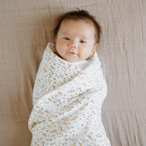 Little Unicorn Organic Cotton Muslin Swaddle ~ Floral Field