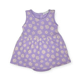 Little Mish Daisy Ribbed Onesie Dress ~ Lilac
