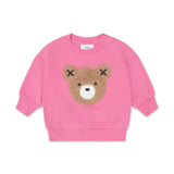 Huxbaby Furry Huxbear Sweatshirt & Sweatpants Set ~ Strawberry