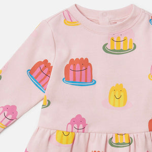 Stella McCartney Baby Girl Jelly Fleece Dress ~ Pink