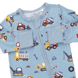 Angel Dear 2 Way Zipper Convertible Romper ~ Crayon Construction