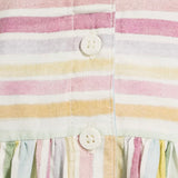Stella McCartney Girls Pastel Striped Sleeveless Dress ~ Multi