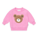 Huxbaby Furry Huxbear Sweatshirt & Sweatpants Set ~ Fuchsia