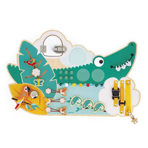 Janod Tropik Crocodile Activity Board
