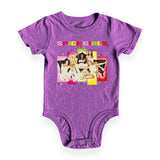 Rowdy Sprout Spice Girls s/s Onesie ~ Plum Diggity