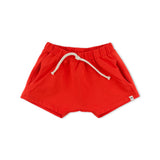 Oh Baby! Popcorn Raw Edge Tee & Jamie Short Set ~ Natural/Red