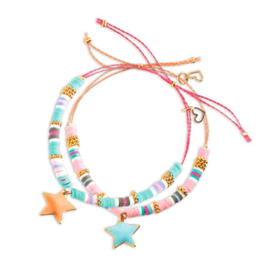 Djeco Beads & Jewelry Craft Kit: Star Heishi