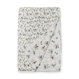 Loulou Lollipop Muslin Quilt Blanket ~ Bears on Bikes