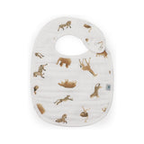 Little Unicorn Organic Cotton Muslin Classic Bib 3 Pack ~ Animal Crackers
