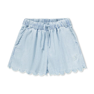 Molo Addie Shorts 7-12 ~ Washed Chambray
