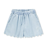 Molo Addie Shorts ~ Washed Chambray