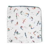 Little Unicorn Cotton Muslin Quilt ~ Mermaids