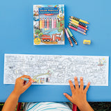 eeBoo Vehicles Biggie Pencils w/ Mini Mural