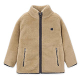 Mayoral Boys Sherpa Zip Jacket ~ Hazelnut