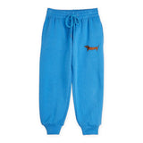 Mini Rodini Boys Dog Embroidered Sweatshirt & Sweatpants Set ~ Blue