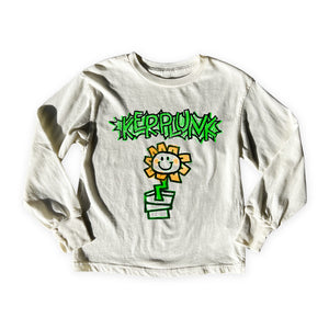 Rowdy Sprout Baby Green Day Kerplunk l/s Tee ~ Vintage White