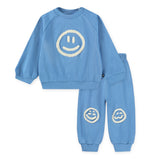 Molo Baby Disc Sweatshirt & Simeon Sweatpants Set ~ Blue Tide