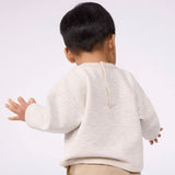Petit Bateau Baby Boat Logo Sweatshirt ~ Oatmeal