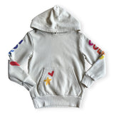 Rowdy Sprout Girls True Colors Hoodie ~ Bone White