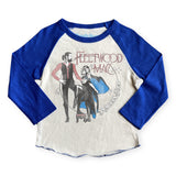 Rowdy Sprout Fleetwood Mac Rumours Raglan l/s Tee ~ White/Royal