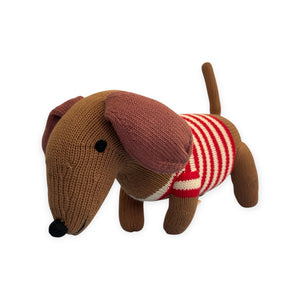 Estella Knit Doll ~ Red Sweater Dog