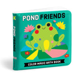 Mudpuppy Pond Friends Color Magic Bath Book