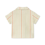 Mayoral Baby Boy Gauze Striped s/s Shirt ~ Cream