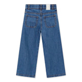 Mayoral Girls Lightweight Wide Leg Jeans 7-12 ~ Dark Wash
