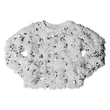 MIA New York Textured Sweater ~ White