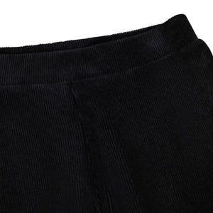 Molo Alexisa Ribbed Velour Flare Leggings 7-12 ~ Black