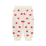 Molo Baby Goldie Knit Cardigan & Solana Pants Set ~ Red Hearts