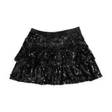 MIA New York Textured Sweater & Sequin Skirt Set 7-12 ~ Black