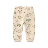 Mayoral Baby Boy Dinos Print Sweatshirt & Sweatpants Set ~ Light Taupe