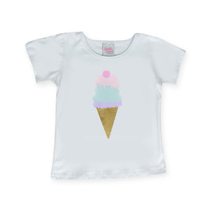 Sparkle Sisters Cherry On Top T-Shirt ~ White