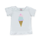 Sparkle Sisters Cherry On Top T-Shirt ~ White
