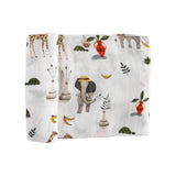 Little Unicorn Deluxe Muslin Swaddle ~ Safari Social