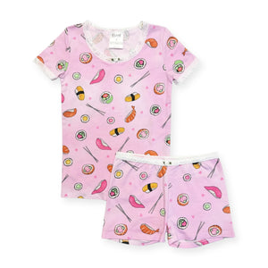 Esme s/s Top & Shorts Pj Set ~ Sushi