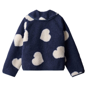 Molo Unna Fleece Jacket ~ Big Hearts