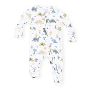 Angel Dear 2 Way Zipper Footie ~ Soft Dinos