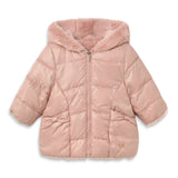 Mayoral Baby Girl Reversible Faux Fur Puffer Coat ~ Petisui