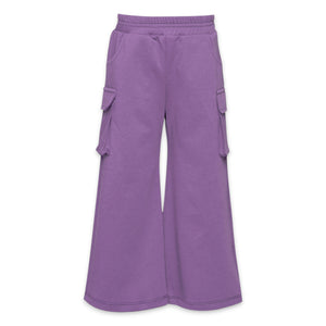 Baby Sara Wide Leg Cargo Pants ~ Lavender