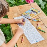 eeBoo Wild Animals Double-Sided Pencils with Fold-Out Mini Mural