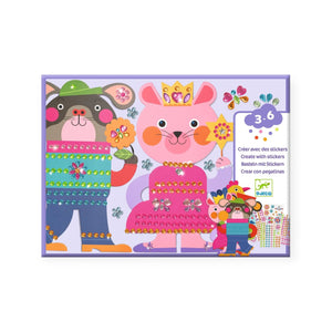 Djeco Sparkles Sticker Collage Art Set