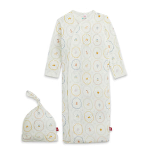 Magnetic Me Modal Gown & Hat Set ~ Nursery Magic Cream