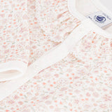 Petit Bateau Floral Print Romper w/ Collar ~ Multi