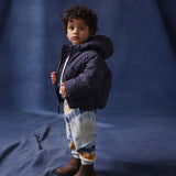 Molo Baby Harpo Hooded Puffer Coat ~ Dark Night